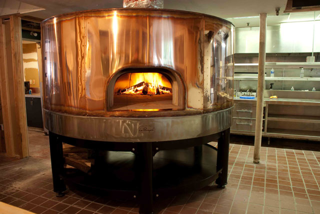 commercial wood fired pizza oven
