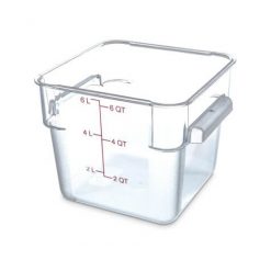 StorPlus™ Polycarbonate Square Food Storage Container 6 Litre - Clear - 1072207