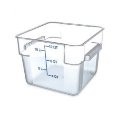 StorPlus™ Polycarbonate Square Food Square Container 11 Litre - Clear - 1072407