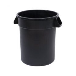 Bronco™ Round Waste Bin Trash Container 75 Litre - Black - 34102003