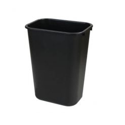 Rectangle Office Wastebasket Trash Can 26 Litre - Black - 34292803